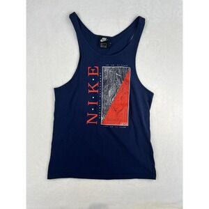 Men's Nike Athletic Dept Tank Top Blue Size Small